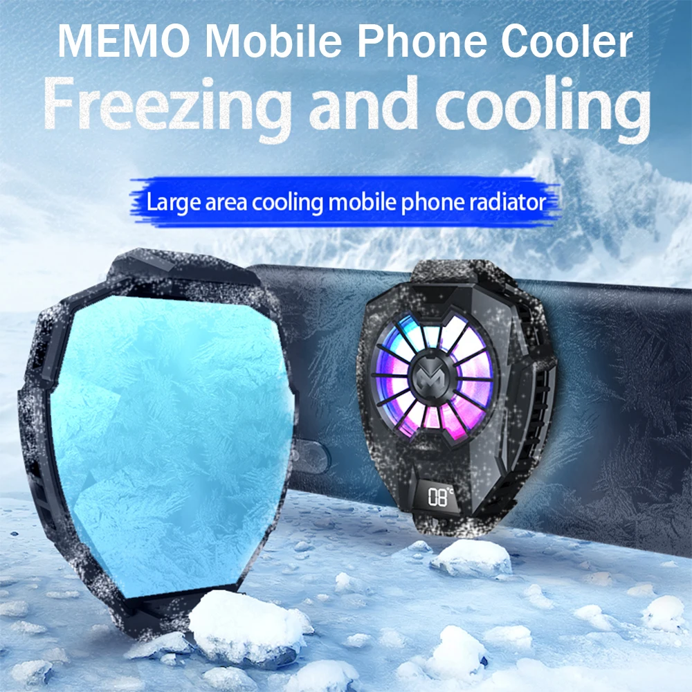 portable phone cooler for cell phone cooling fan gamepad mobile fan case radiator dl05 for iphone huawei xiaomi samsung gamming free global shipping