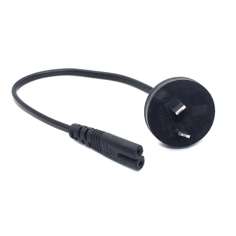 Австралийский 2-контактный штекер AS3112 к гнездовому адаптеру питания IEC C7