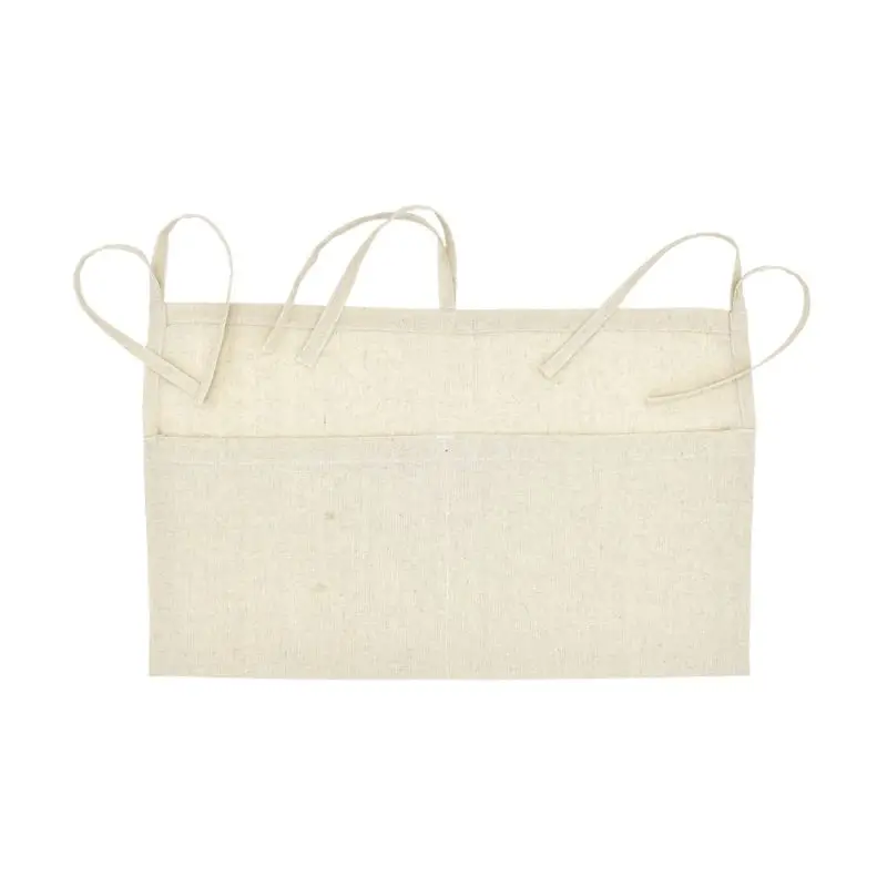 

Baby Crib Organizer Bed Hanging Storage Bag For Baby Essentials Multi-Purpose Baby Bed Organizer Hanging Diaper Toys Tissue