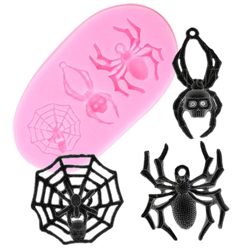 

Spider Epoxy Resin Mold Keychain Pendant Silicone Mould DIY Crafts Jewelry Earrings Ornaments Decorations Casting Tools
