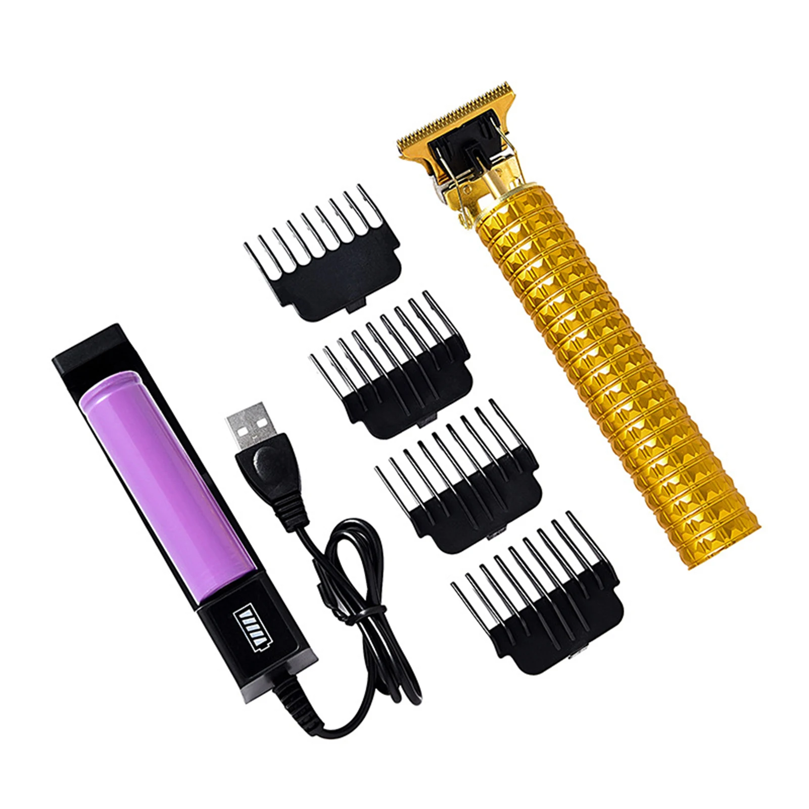 

Hair Clipper Professional Hair Cutting Kit Rechargeable Groomings Tool Kit for Men and Family NEW Hot Scissors