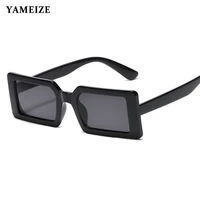 yameize punk rectangle sunglasses women 2020 brand design square sun glasses men eyewear trendy vintage retro uv400 shades