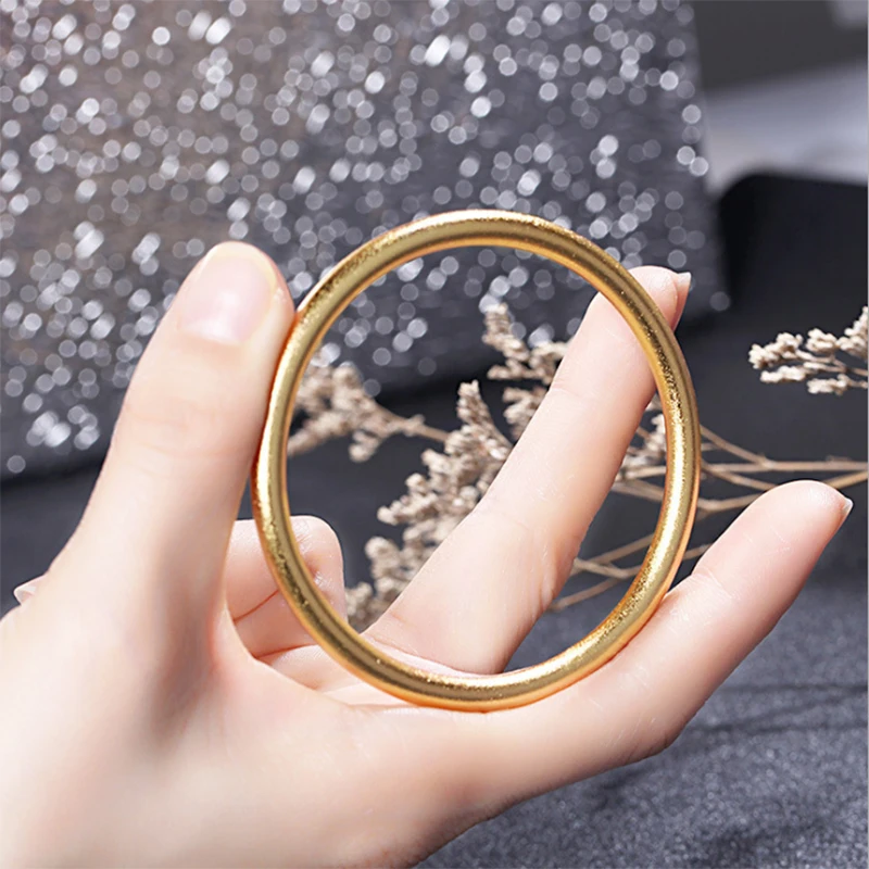 Браслет из 24-каратного золота наследственный старинный браслет 999 Сплошной