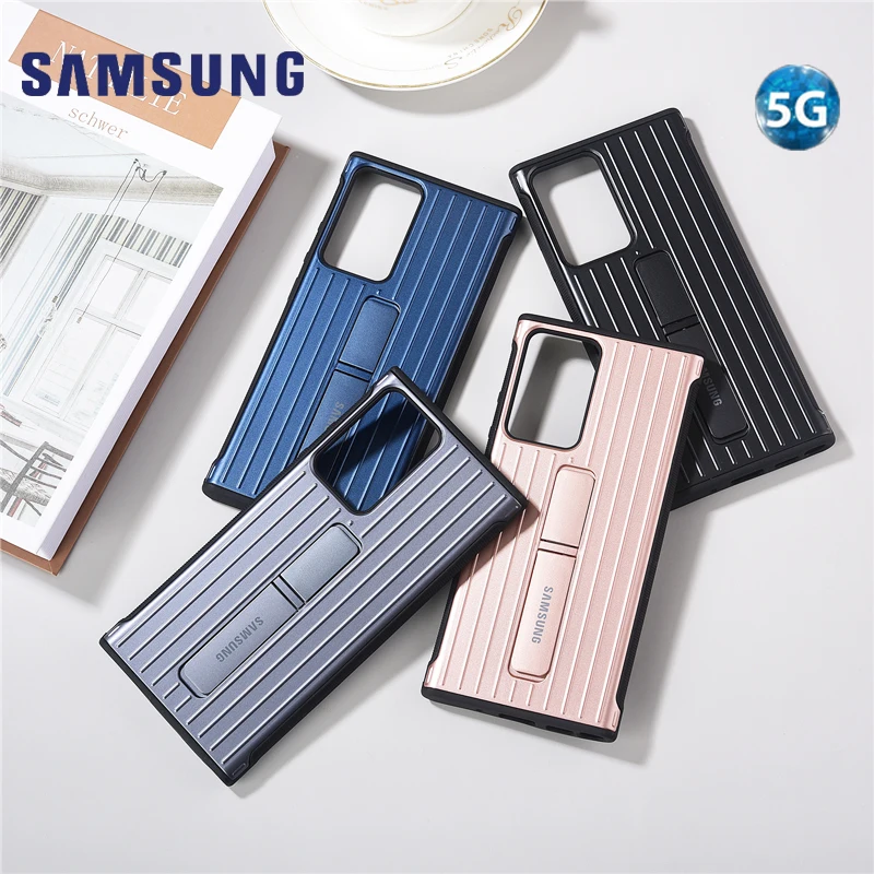 

Оригинальные чехлы-держатели для Samsung Galaxy S10 5G Note 20, противоударные Чехлы для ПК с подставкой, задняя крышка, Бампер для SAMSUNG s10 5g Coque
