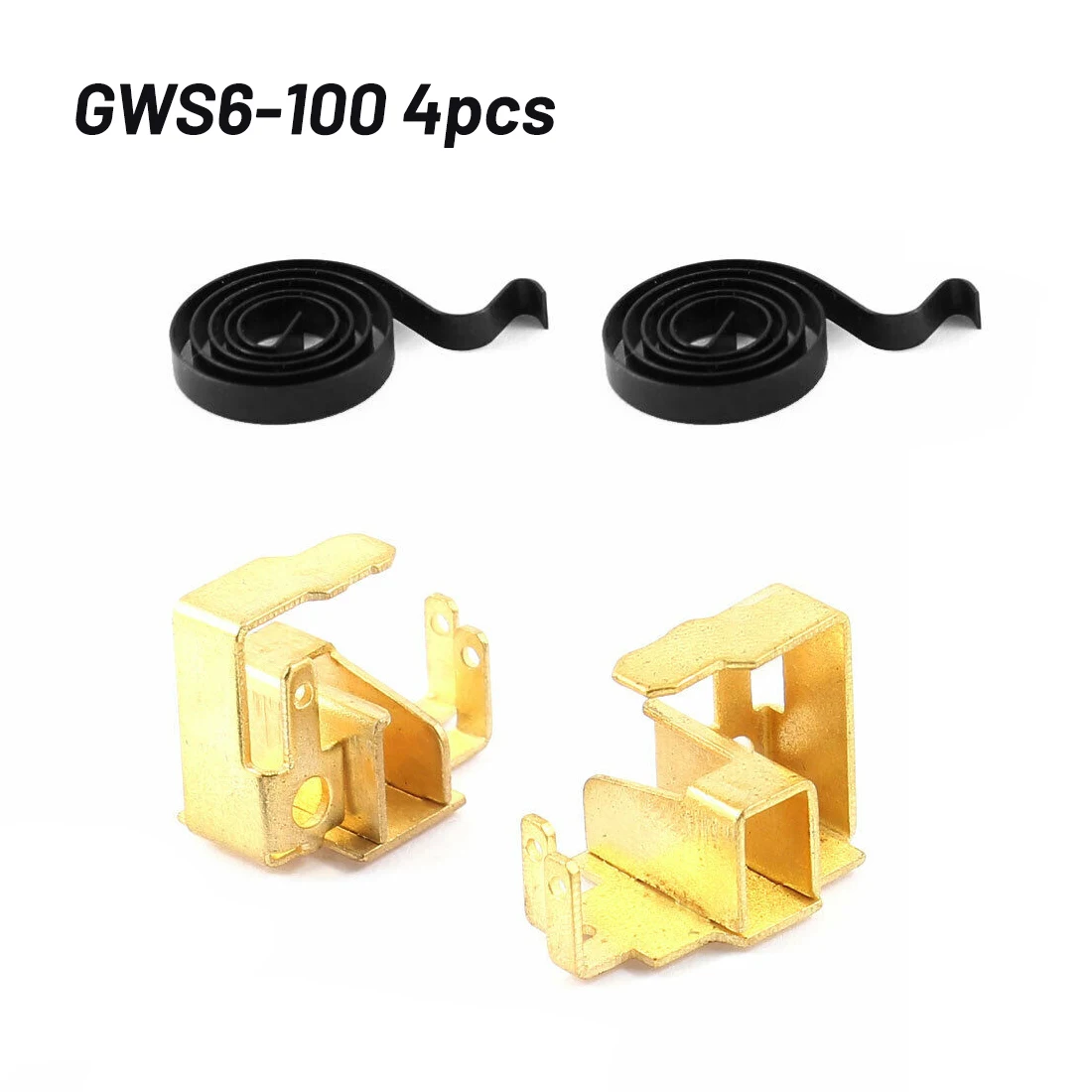 

4Pcs Brush Spring Brush Frame W Holder Fixed Seat Set For Bosch GWS6-100 Angle Grinder Part Power Tool Replacement Part Accs