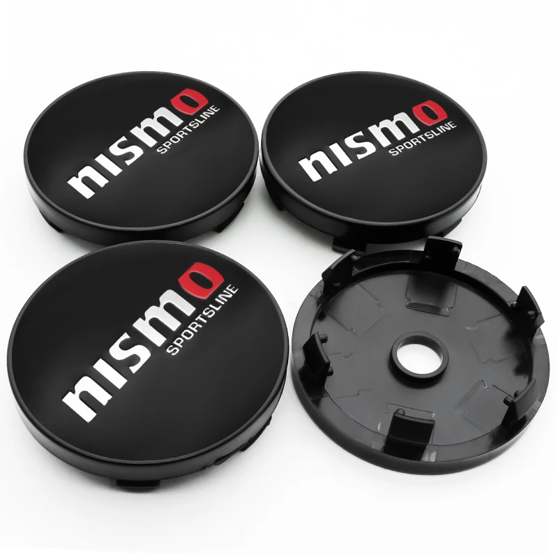 4 шт. 60 мм NISMO значок эмблема Женская крышка Обложка Наклейка для Nissan X trail T30 Almera