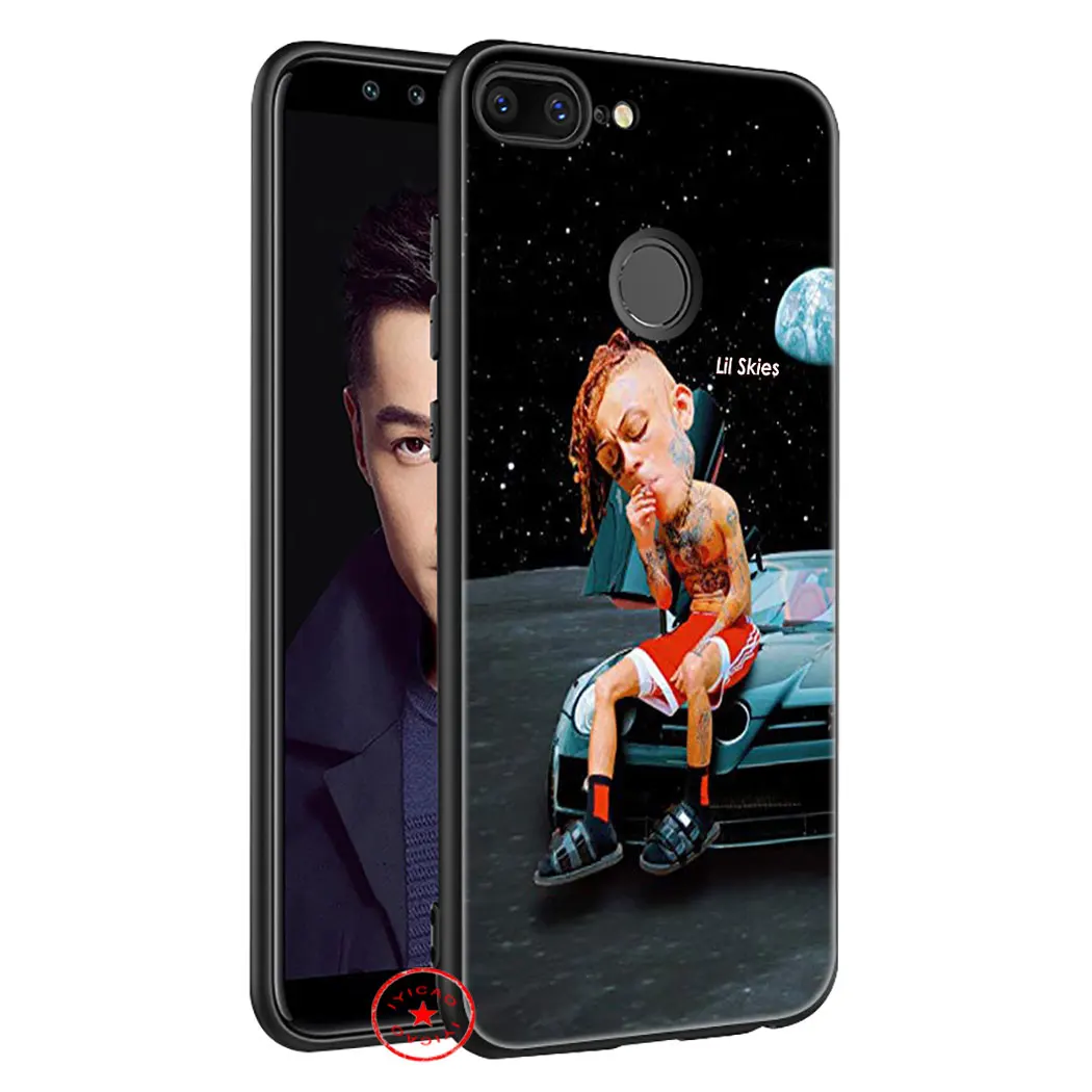 Мягкий силиконовый чехол IYICAO Lil Skies Rapper для Honor View 20 8C 8X8 9 10 Lite 6A 7C 7X 7A 9X20 Pro Note |