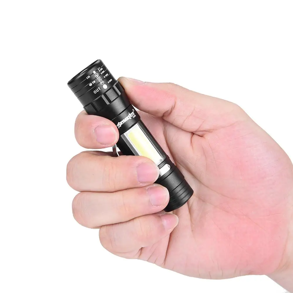 

LED Flashlight Torch skywolfeye XPE LED 300LM Waterproof LED Flashlight Torch Pocket Light Lantern Dropshipping