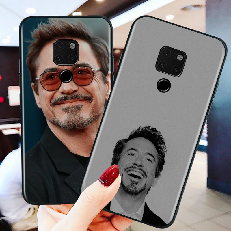 

Marvel iron man for huawei Mate 10 20 30 40 Lite Pro X Lite RS Plus TPU Black Phone Case