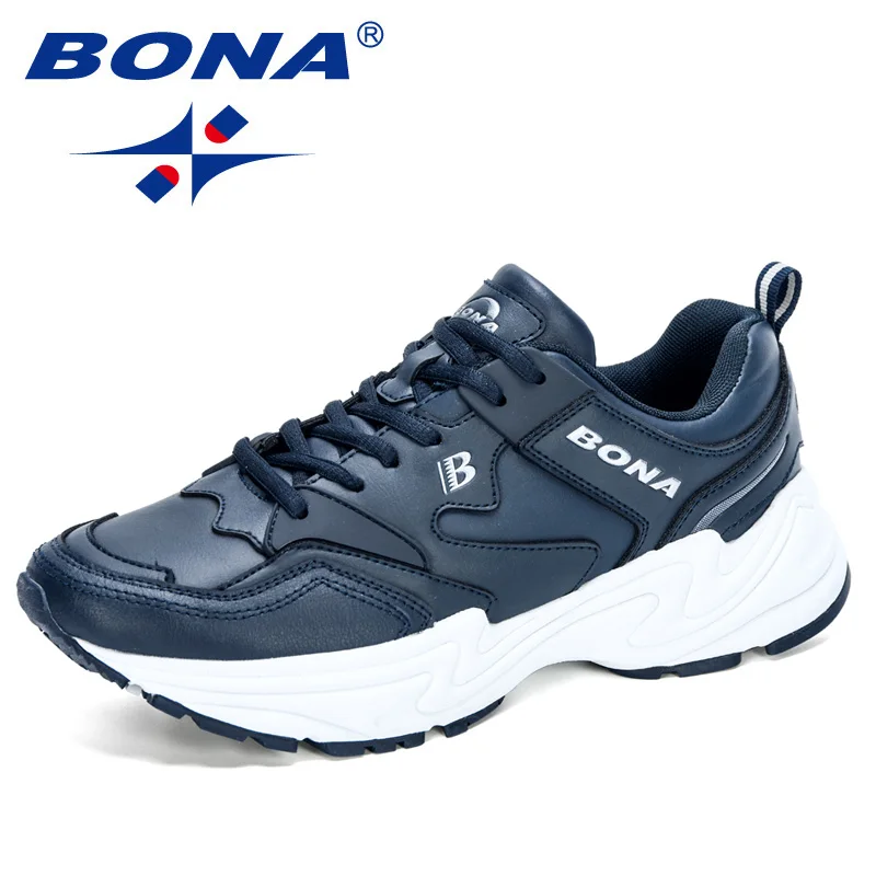 

BONA 2020 New Designers Mesh Casual Shoes Men Fashion Man Shoes Light Non-Slip Outdoor Walking Sneakers Male Leisure Footwear