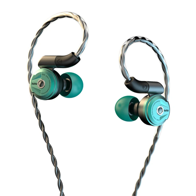 DUNU DK2001 HiFi аудио 3BA + 1DD гибридные драйверы наушники-вкладыши IEM с захватом MMCX