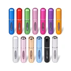 Портативный многоразовый флакон для духов, 1 шт., 5 мл, алюминиевый пустой контейнер для косметики и воды, дорожный инструмент