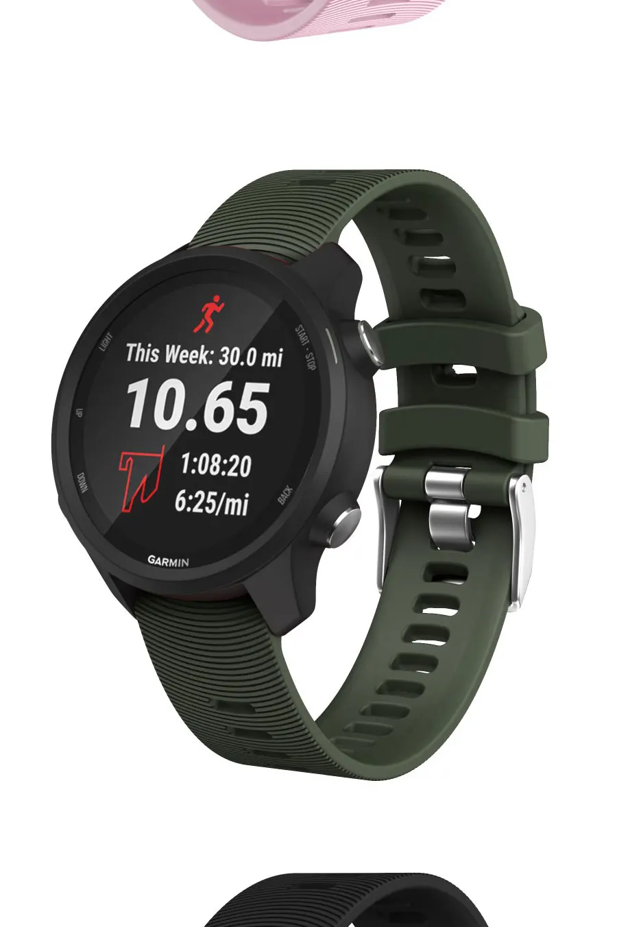20 мм силиконовый ремешок для смарт-часов Garmin Vivoactive 3/Forerunner 645/245/245 М Браслет для Galaxy часы активное 2/42 мм