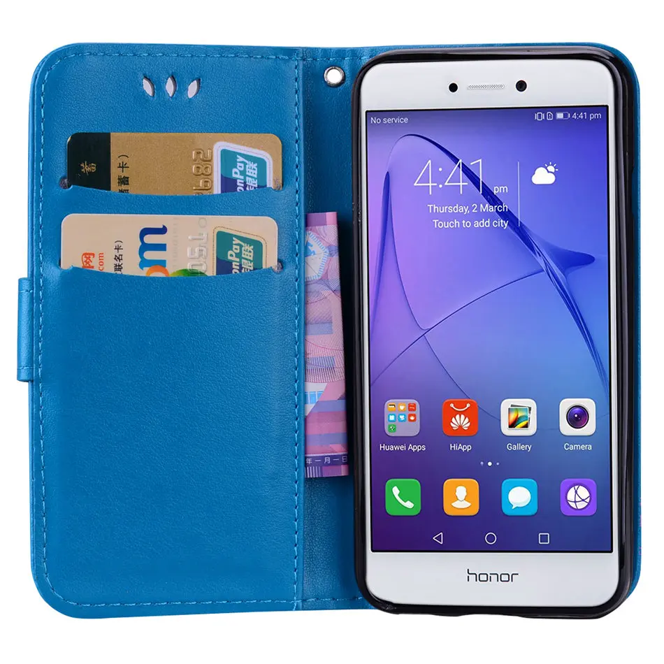 Кожаные чехлы для Huawei Honor 8C 8X9 10 P10 P9 P8 Lite коврики 20 X Pro Y5 Y6 Y9 чехол-футляр в виде книжки чехлы с функцией подставки DP06F