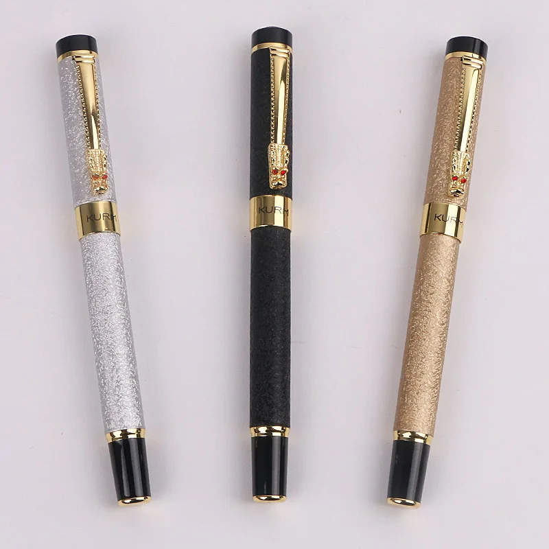 

Chinese Enterprise Stereo Feel Pen Kit Office Business Gift Pen 612 Enterprise Top Custom Metal Effect Logo