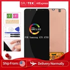 Сенсорный экран AMOLED для Samsung Galaxy A70, ЖК-дисплей с дигитайзером в сборе для Samsung A70, дисплей A705, A705F, A705FD, Сменное стекло с датчиком