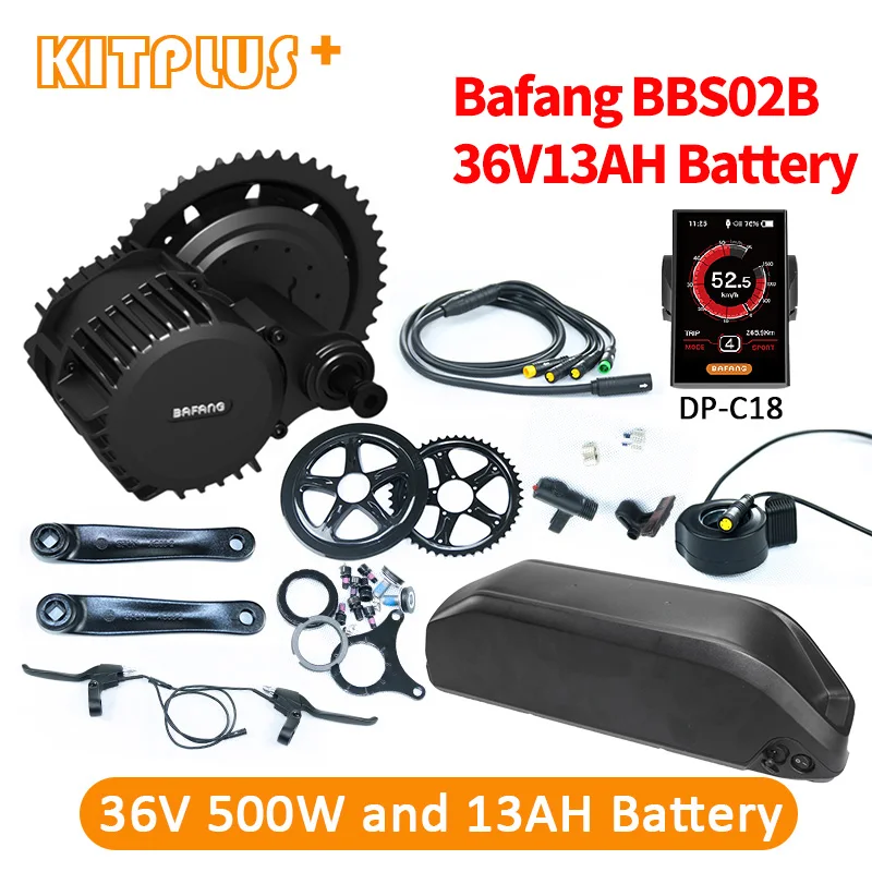Комплект электродвигателя велосипеда BBS02 Bafang 8Fun 500 Вт 36 В | Спорт и развлечения