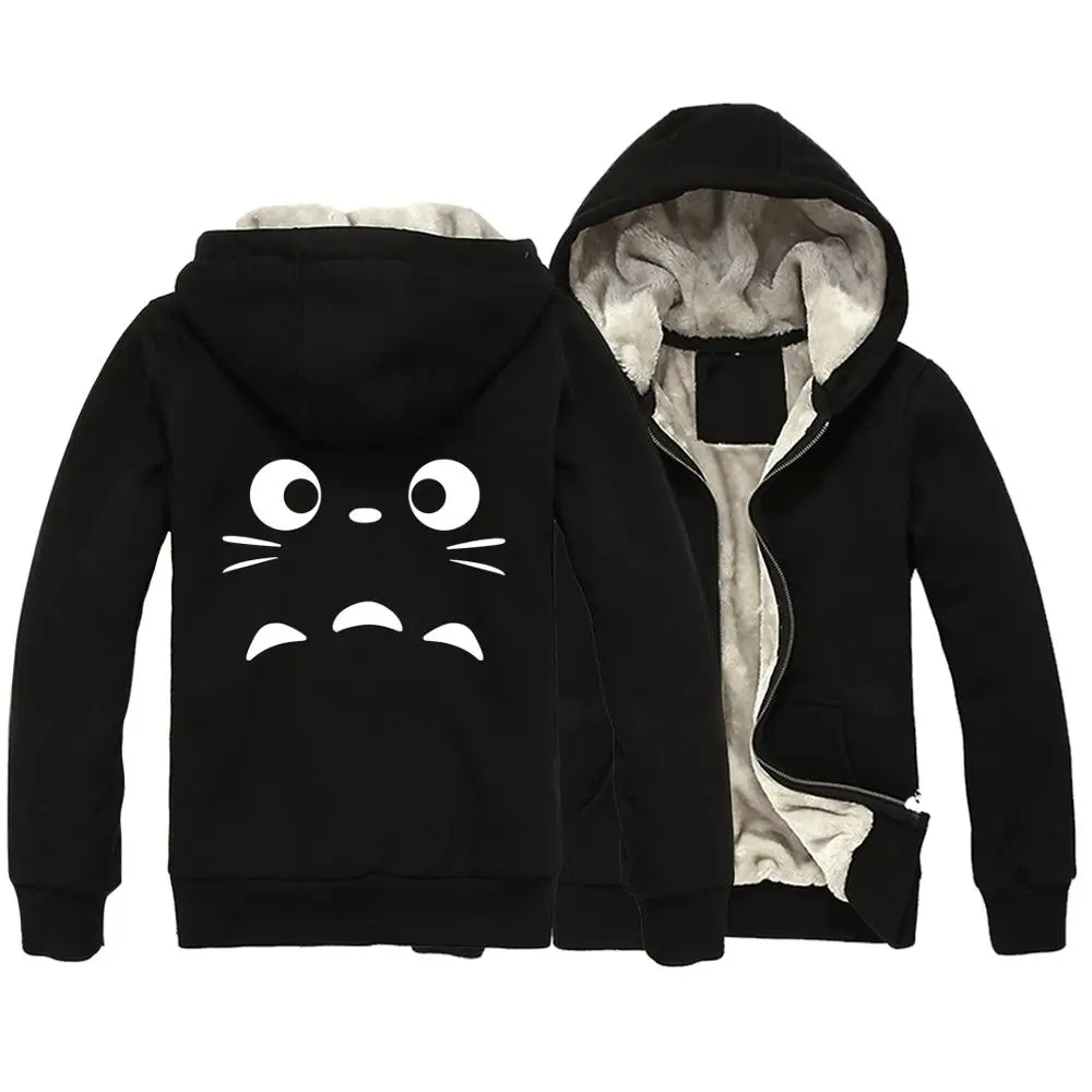

Большая женская парка Totoro для девушек, пальто на молнии, вельветовое пальто с венчиками и стрелами, Король леса, Осень-зима ZIIART