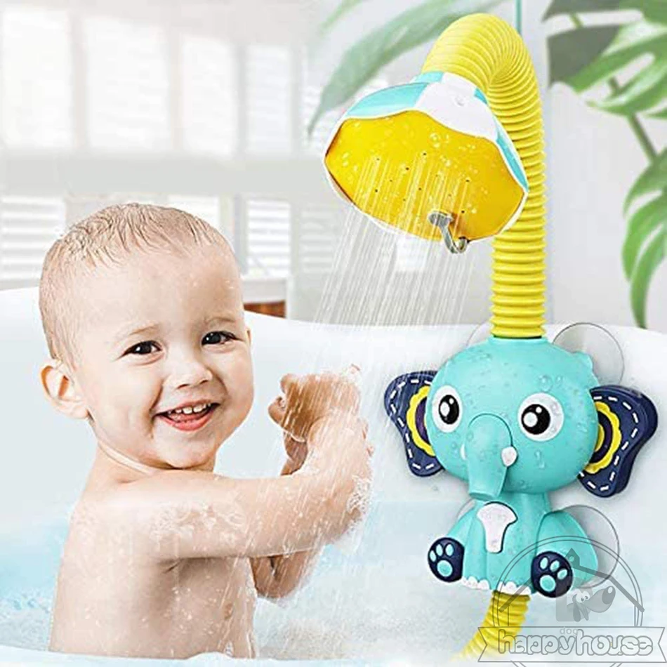 

Bath Toys for Kids Electric Elephant Animal Sucker BaBy Bath Toys Spray Water Toys for Kids Outside Pool Bathtub Toys Sprinkler