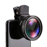 2 in 1 mobile phone lens 0 45x super wide angle 12 5x macro hd camera lens for iphone huawei xiaomi samsung smartphone universal