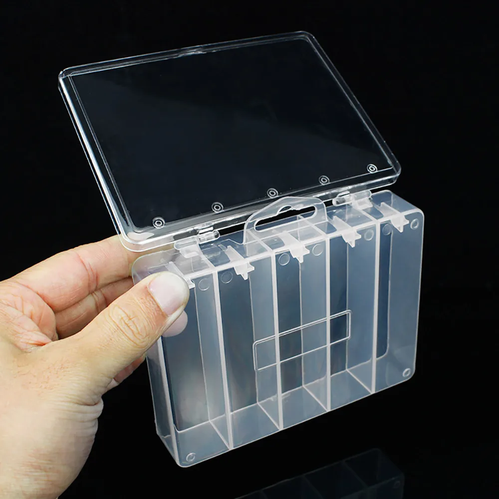 Пластиковая Водонепроницаемая коробка для рыбалки с 5 отделениями коробки