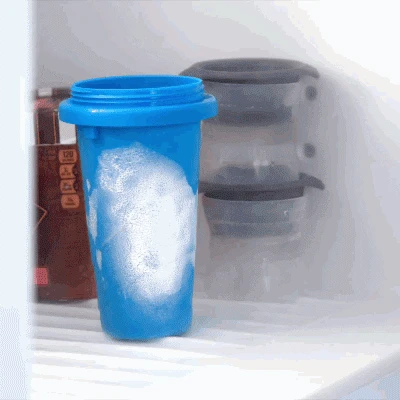 

Schnell-gefrorene Smoothies Neu Durable Slush Eis Maker Squeeze Slush Schnell Khl Tasse Milchshake Flasche Smoothie Tasse