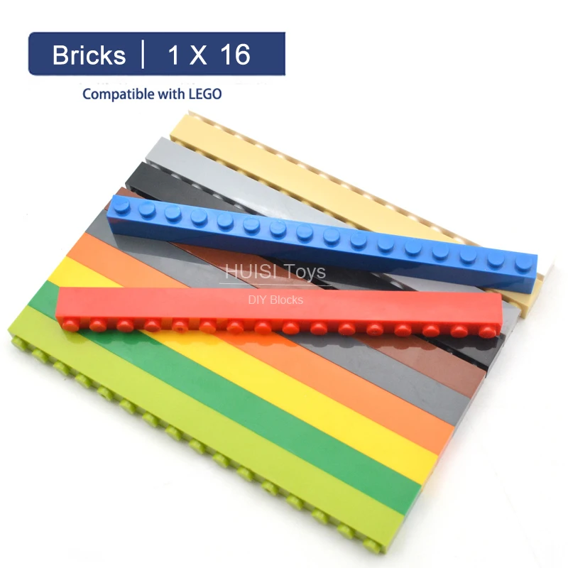 

Стандартные строительные детали, 1*16 1x16 кирпичей, точка, мелкие частицы, совместимые с основным брендом игрушек, набор «сделай сам», детали д...