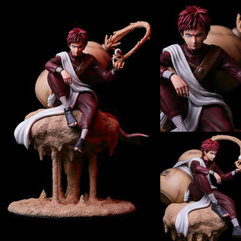 Рисунок, аниме, Наруто Shippuden Kazekage повязка на голову Sabaku no Gaara Uchiha Obito Itachi Коллекционная модель ПВХ экшн-игрушки 31 см