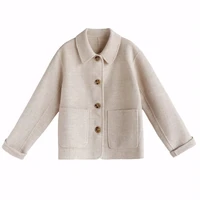 short woolen coat for women new woolen cloth for autumn 2019 korean student short woolen coat for women