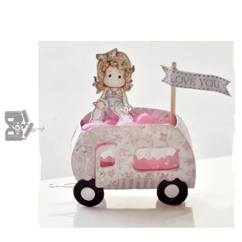 3D коробка автомобильный автобус металлические режущие штампы фотобумага/фото