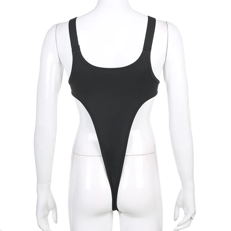 Боди Darlingaga женское с вырезами пикантный слитный купальник пряжкой завышенной