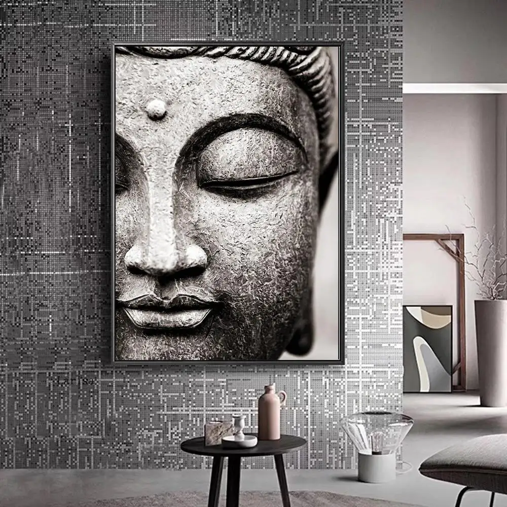 

Buddha Statue Canvas Painting Religious Wall Art Picture for Living Room Bedroom Decoration Posters and Prints No Frame