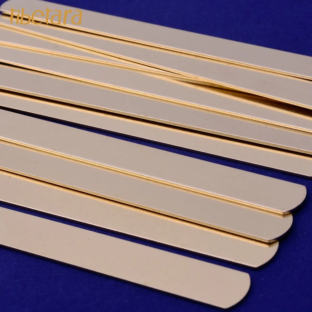 Латунный браслет без рисунка латунные прямоугольные штампованные браслеты 18