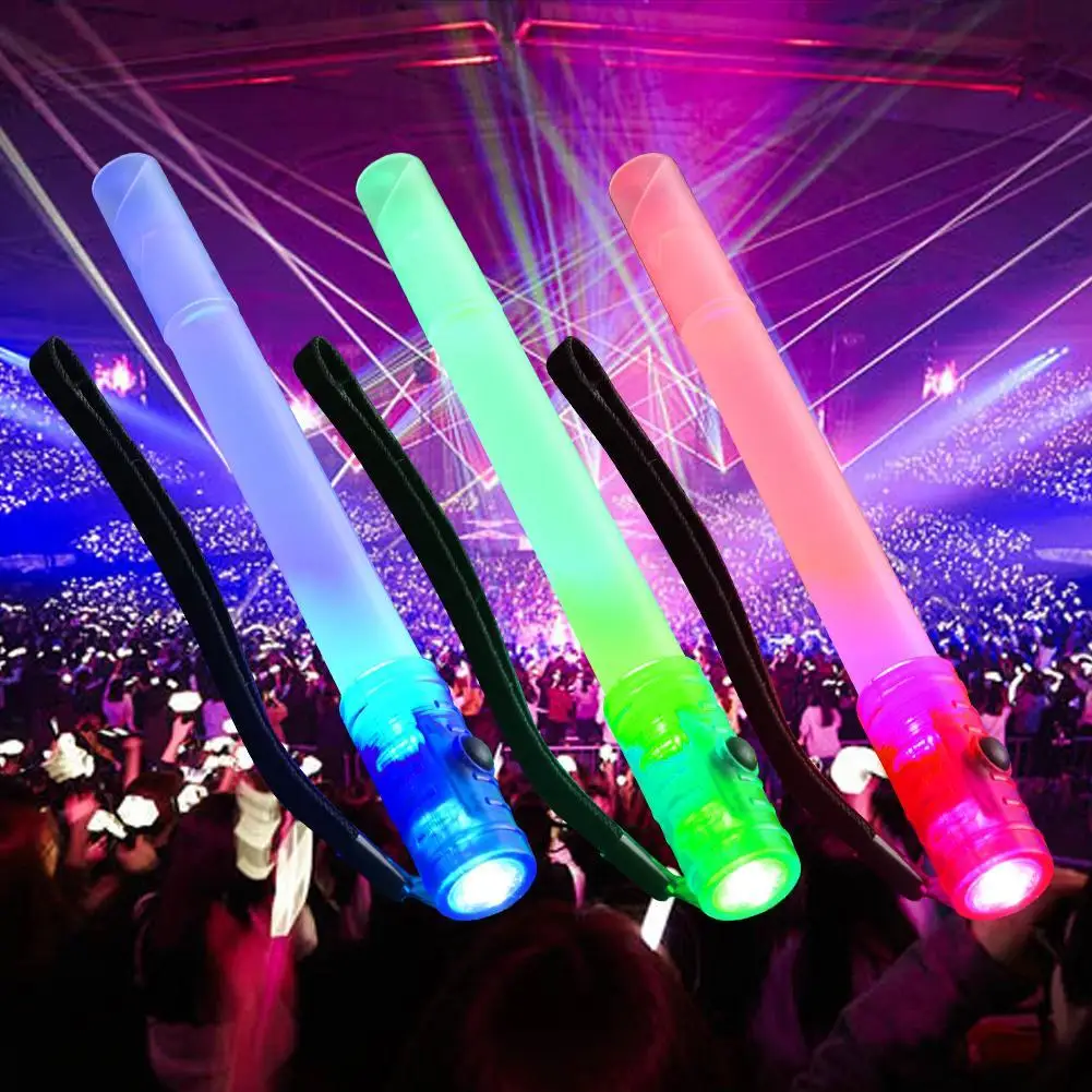 

LED Whistle Light Electronic Flashing Stick Concert Aid Light Field Emergency Signal Light 3 Colors To Choose