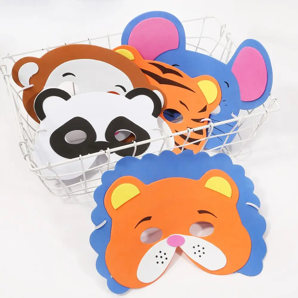 1 шт. Новые Креативные маски с героями мультфильмов EVA детская маска в форме