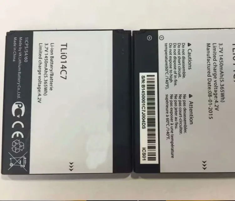 Аккумулятор ALLCCX TLi014C7 для TCL OT 4024 4024D 4024X с отличным качеством|Аккумуляторы