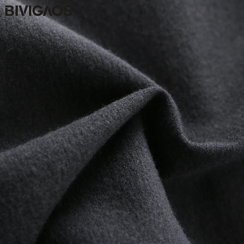 BIVIGAOS 2019 Autumn Winter Womens Fashion Letters Knit Waist Shiny Leather Leggings Slim Elastic Warm PU Pencil Pants | Женская одежда