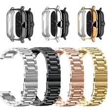 Bracelet Protective Case For Xiaomi Huami Amazfit Bip S Lite U Pro GTS 2 2e 3 Mini Strap Stainless Steel Watchband