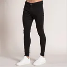 Джинсы мужские однотонные из денима, винтажные брюки-карандаш в стиле хип-хоп, облегающие эластичные мотоциклетные джинсы, уличные шикарные штаны