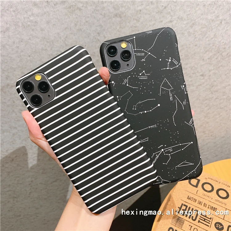 Темный Созвездие плед чехол для телефона iphone 11promax XS Max X XR 8 7 6 S Plus пары стиль s