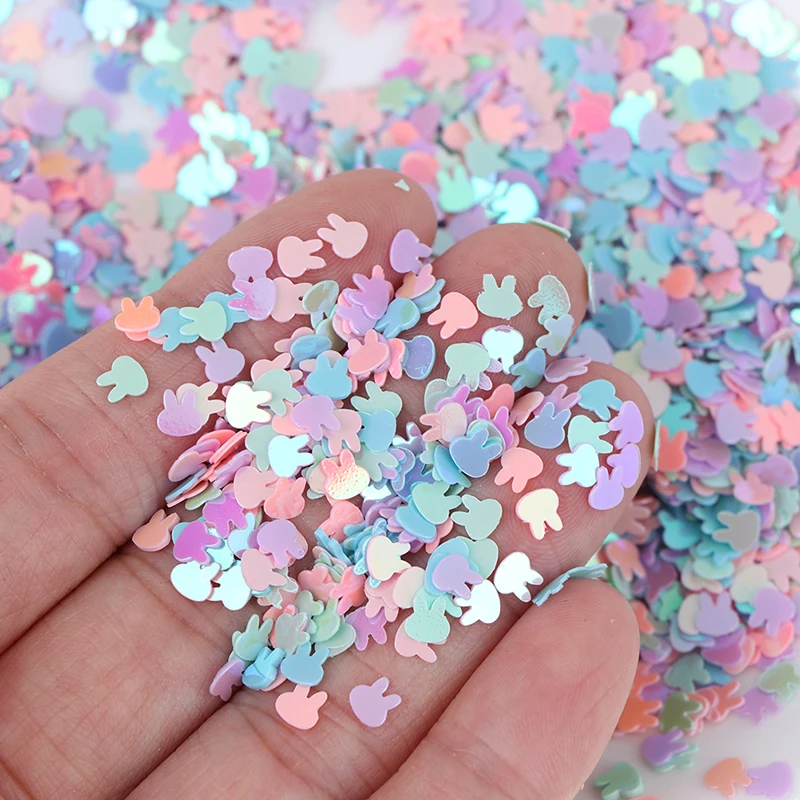 1 пакет ультратонкие блестки в форме кролика 4 мм|Пластилин| |