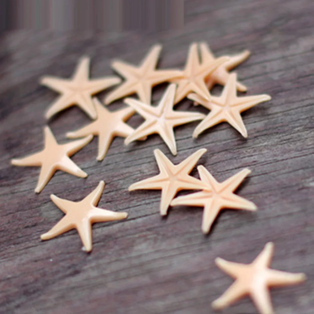 Starfish Beach Crafts Beautiful Pvc 50 Pcs Hand Picking Filling Garden Decoration Mini | Дом и сад