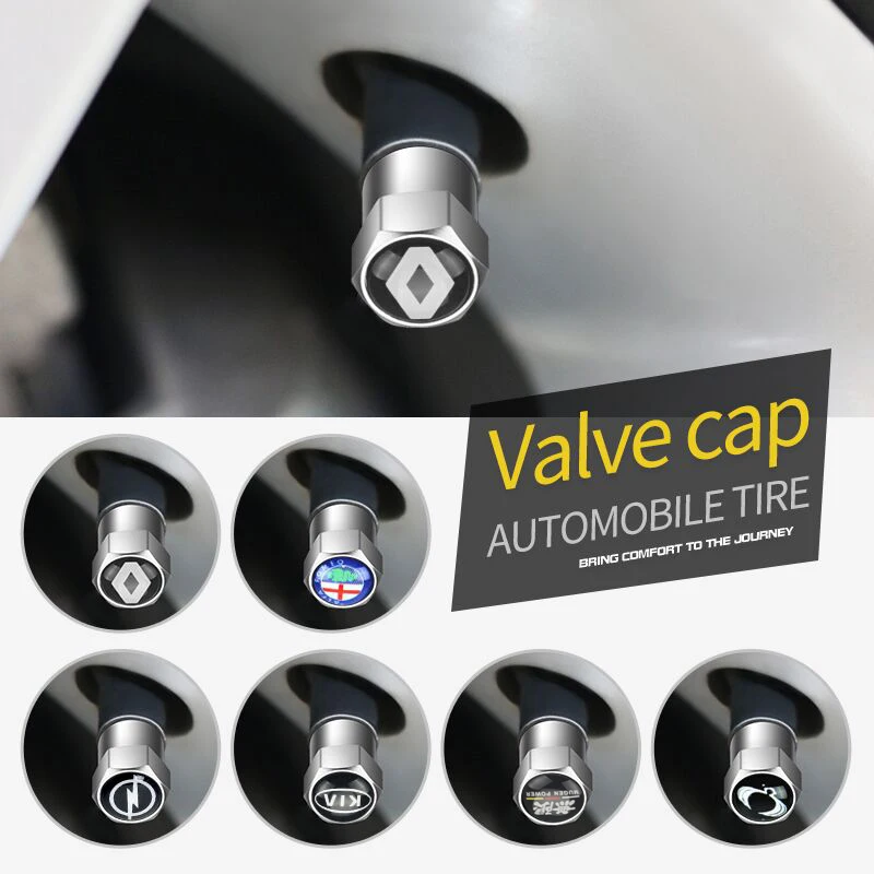 Новое поступление Металлические колпачки для воздушных клапанов автомобильных