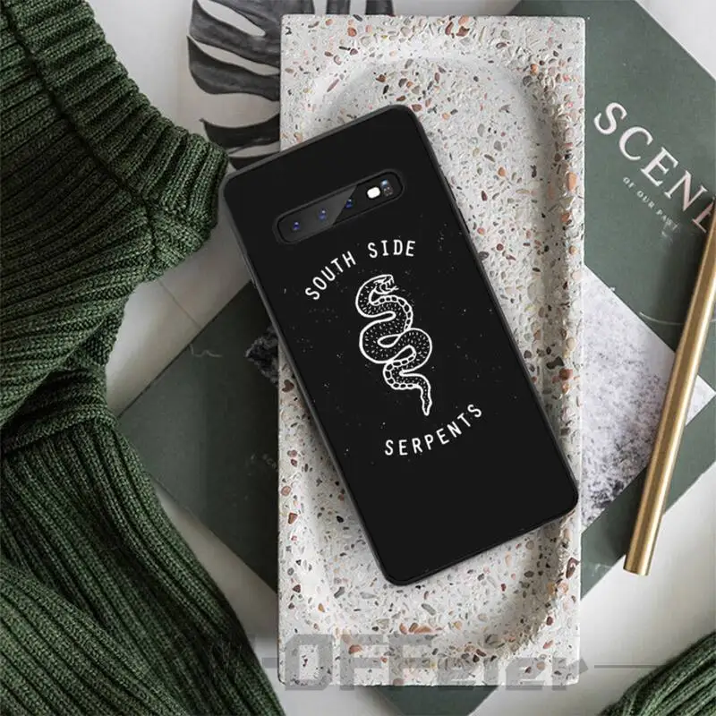 

South Side Serpents Snake Phone Case Coque For Samsung Galaxy S10 E S20 Ultra S8 S9 PLUS J600 Cover Accessories