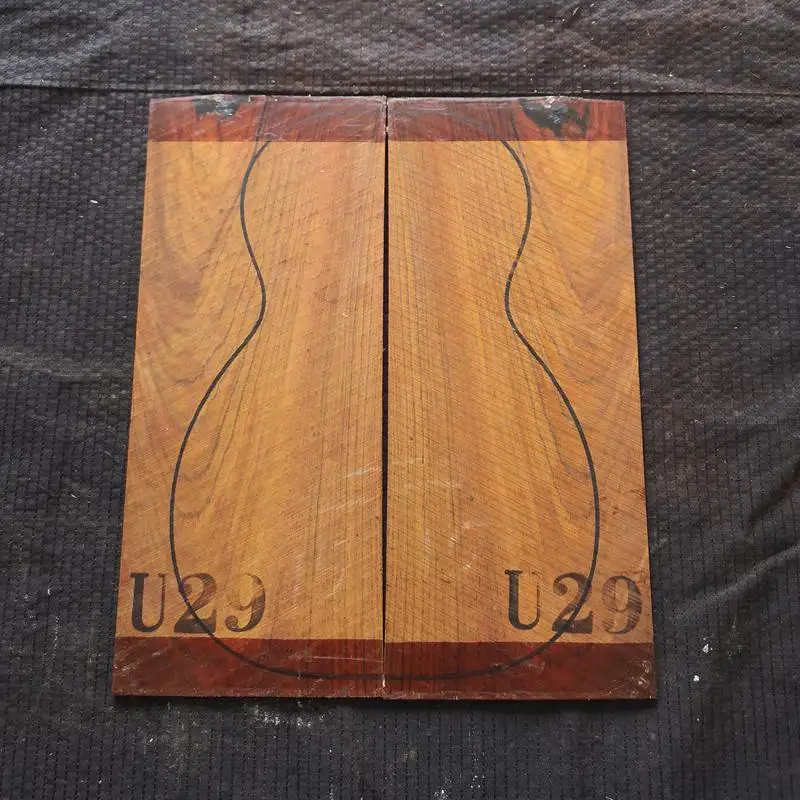 Южная Америка импортированная Гавайская гитара cocobolo гитара из твердой древесины задняя боковая панель шпон гитара материал для изготовления аксессуаров