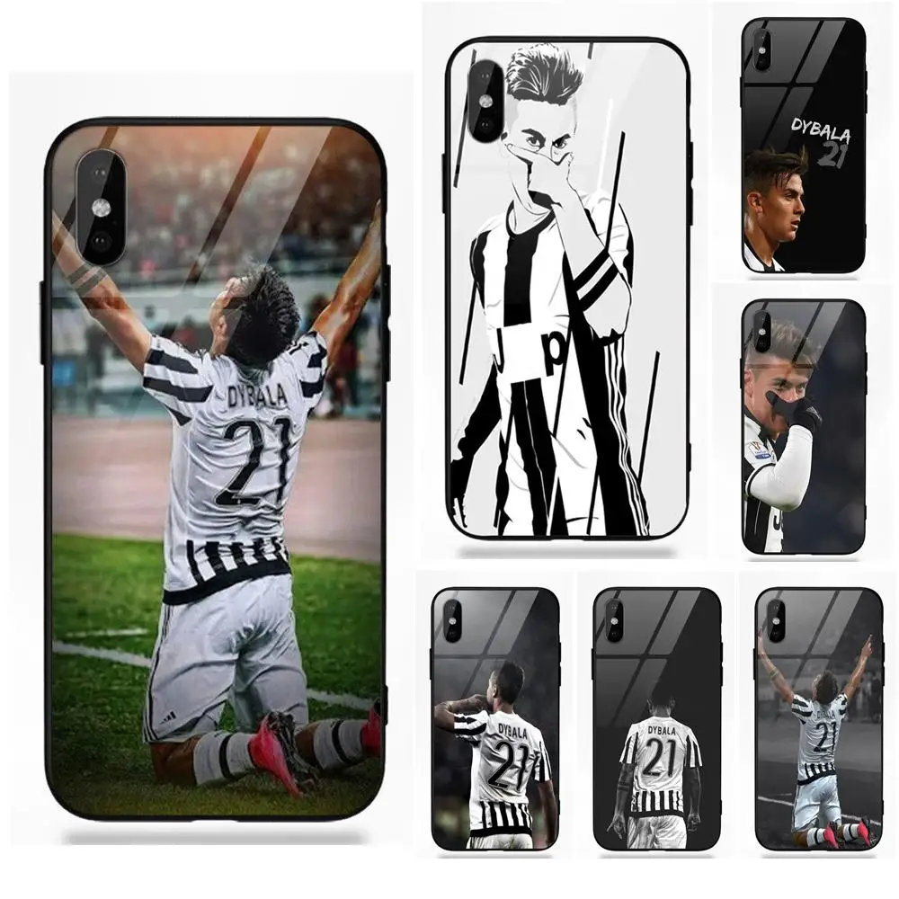 Мобильный мягкий ТПУ чехол с принтом + Корпус из закаленного стекла для телефона