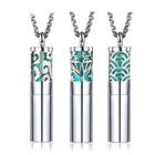 Парфюмерная подвеска Gawu из нержавеющей стали 316L, оптовая продажа, подвеска с открытым маслом для ароматерапии для девочек и мальчиков, модное ожерелье Jewley