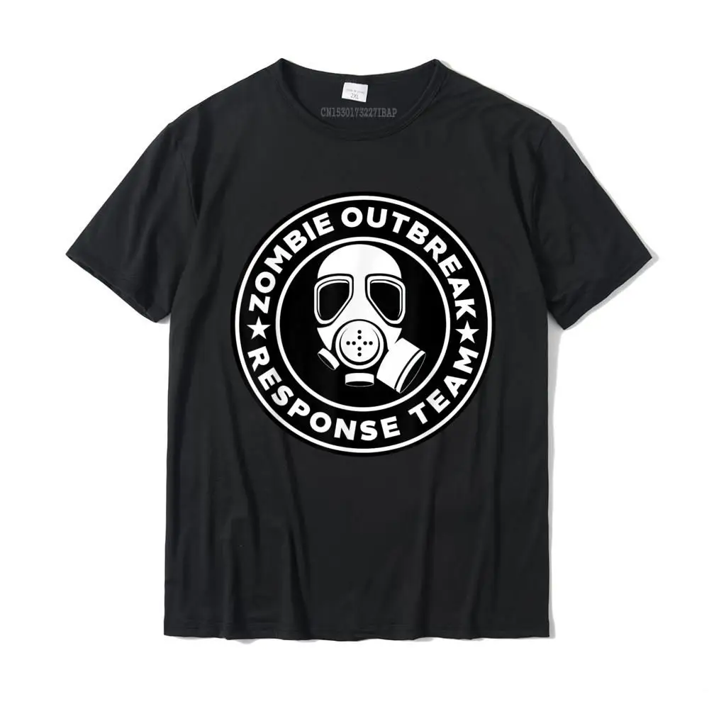 

Zombie Outbreak Response Team Zombie Gas Mask T-Shirt Design Tshirts Fashion Cotton Male Tops & Tees Personalized