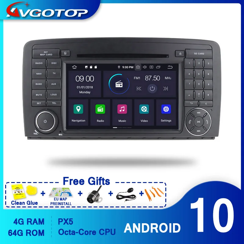 

Автомагнитола AVGOTOP, Android 10, для телефона, R280, R300, R320, R350, R500, MP3, MP4, Wi-Fi, GPS, мультимедиа