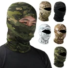 Тактическая камуфляжная Балаклава, маска на все лицо CS Wargame, Армейская, Охотничья, велосипедная, Спортивная подкладка для шлема, военная, Мультикам